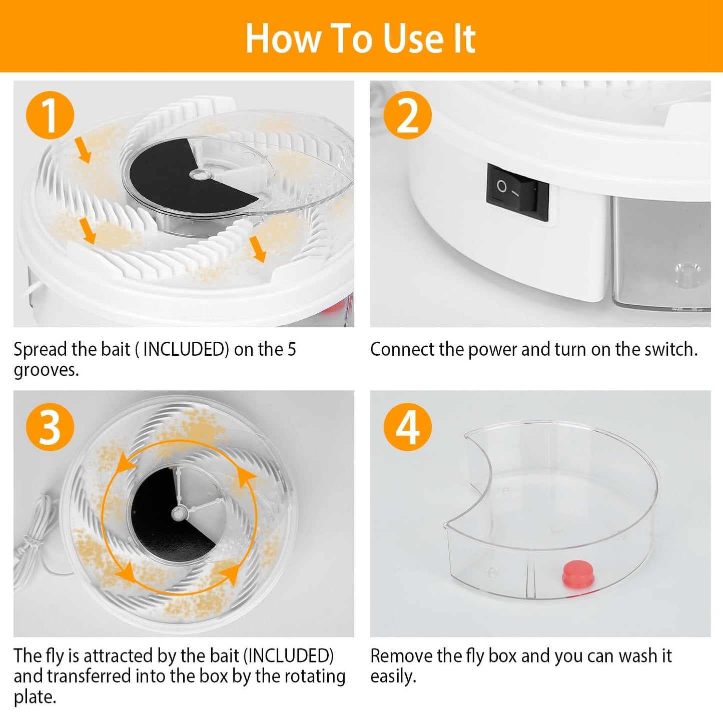 Quiet Effective Electronic Fly Catcher