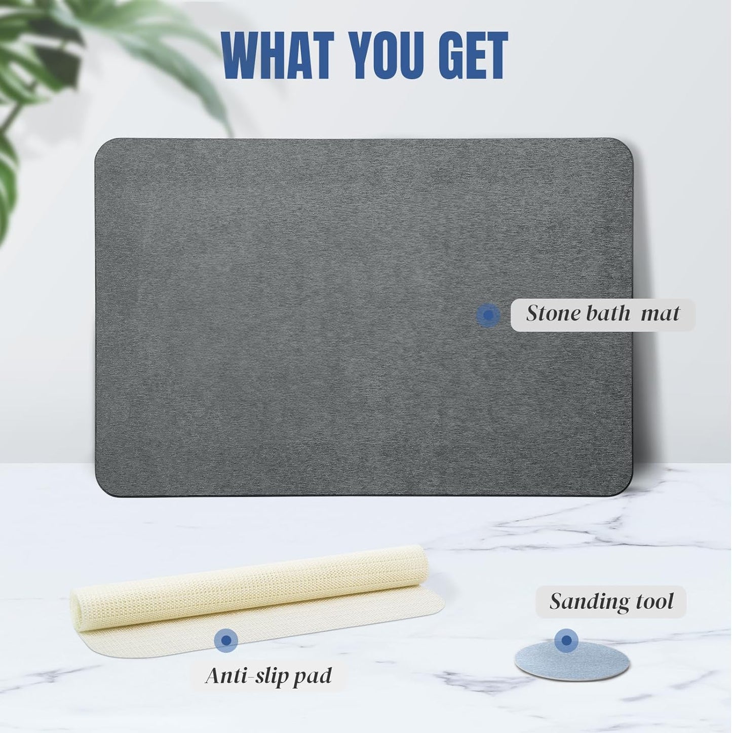 Natural Pebble Bathroom Mat