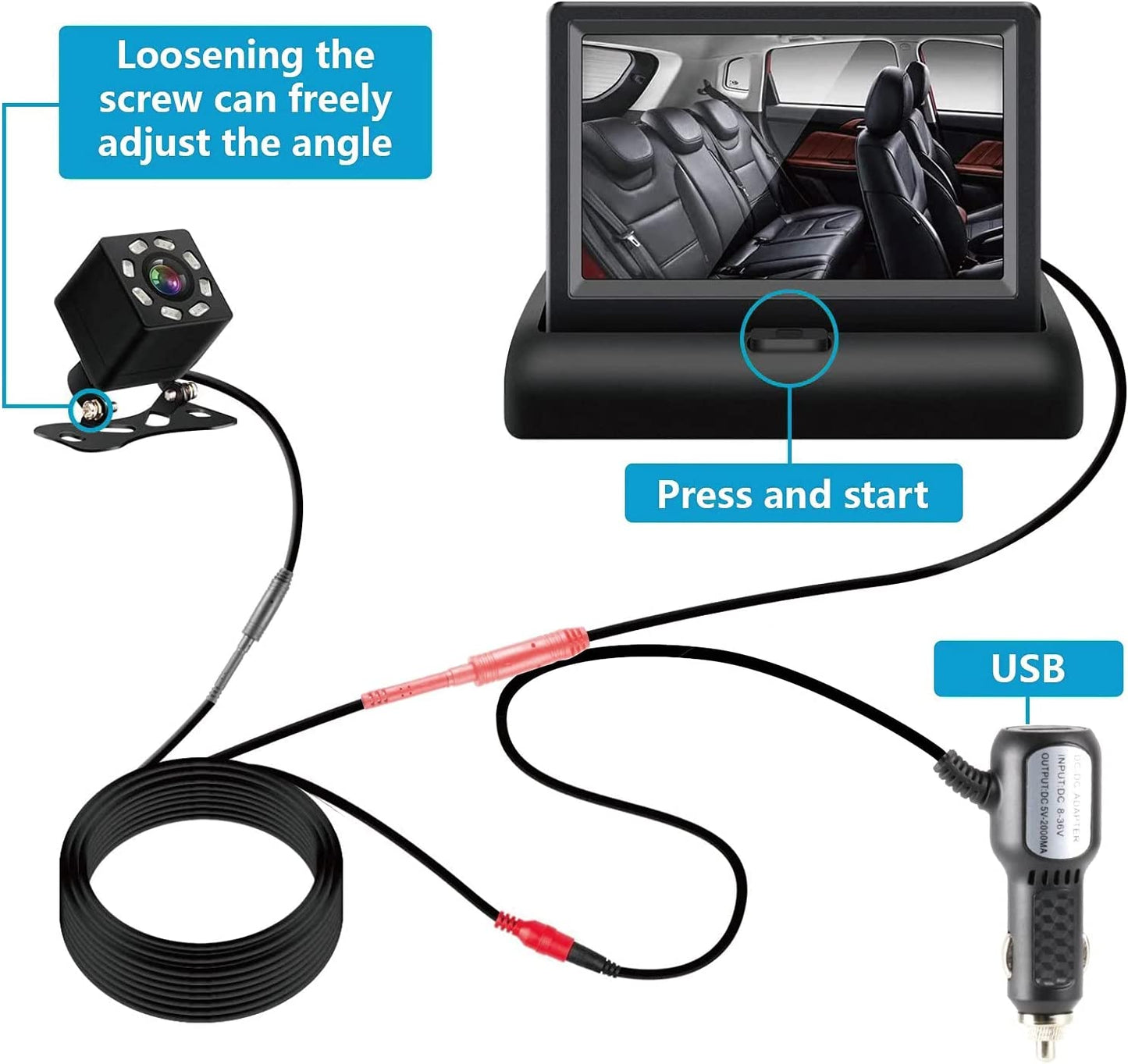High Quality Car Baby Video Monitor