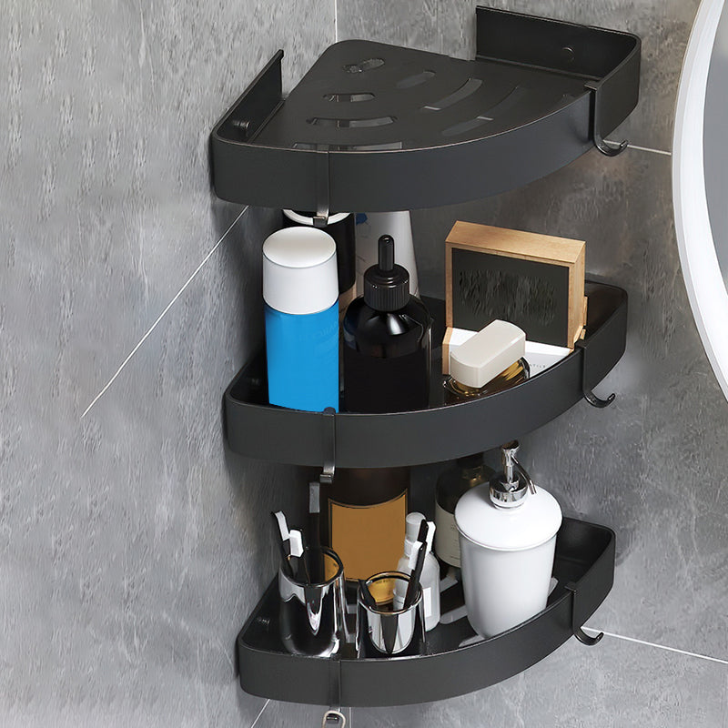 Ensemble d'accessoires de salle de bain argenté élégant 1/2/3 pièces 