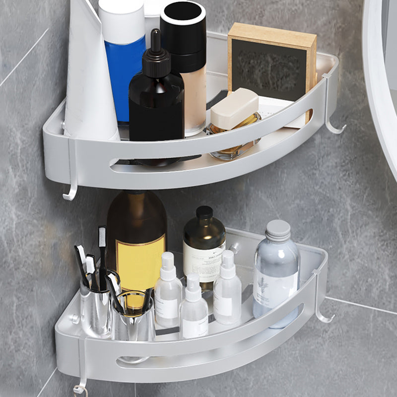 Ensemble d'accessoires de salle de bain argenté élégant 1/2/3 pièces 