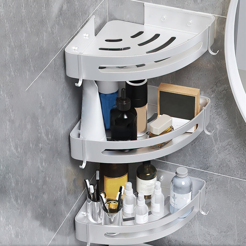 Ensemble d'accessoires de salle de bain argenté élégant 1/2/3 pièces 