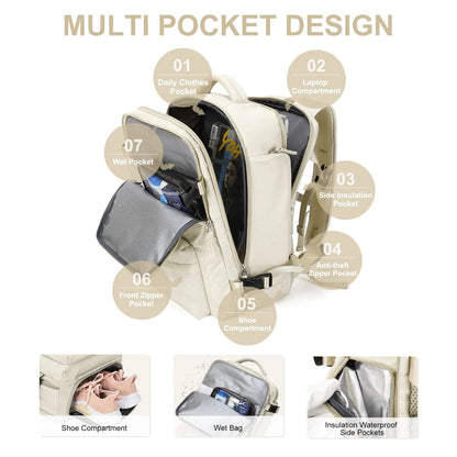Waterproof Hiking Laptop Backpack 35L