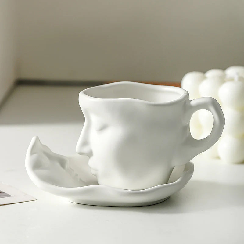 Mug à café romantique et artistique 