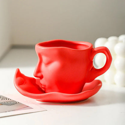Mug à café romantique et artistique 
