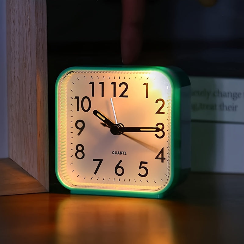 Quiet Non Ticking Alarm Clock with Clear Display - Halri