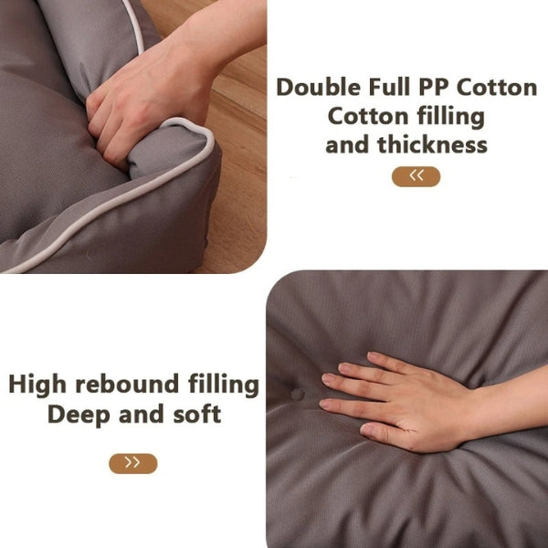 Comfortable Memory Foam Pet Sofa Bed for Large Dogs - Halri