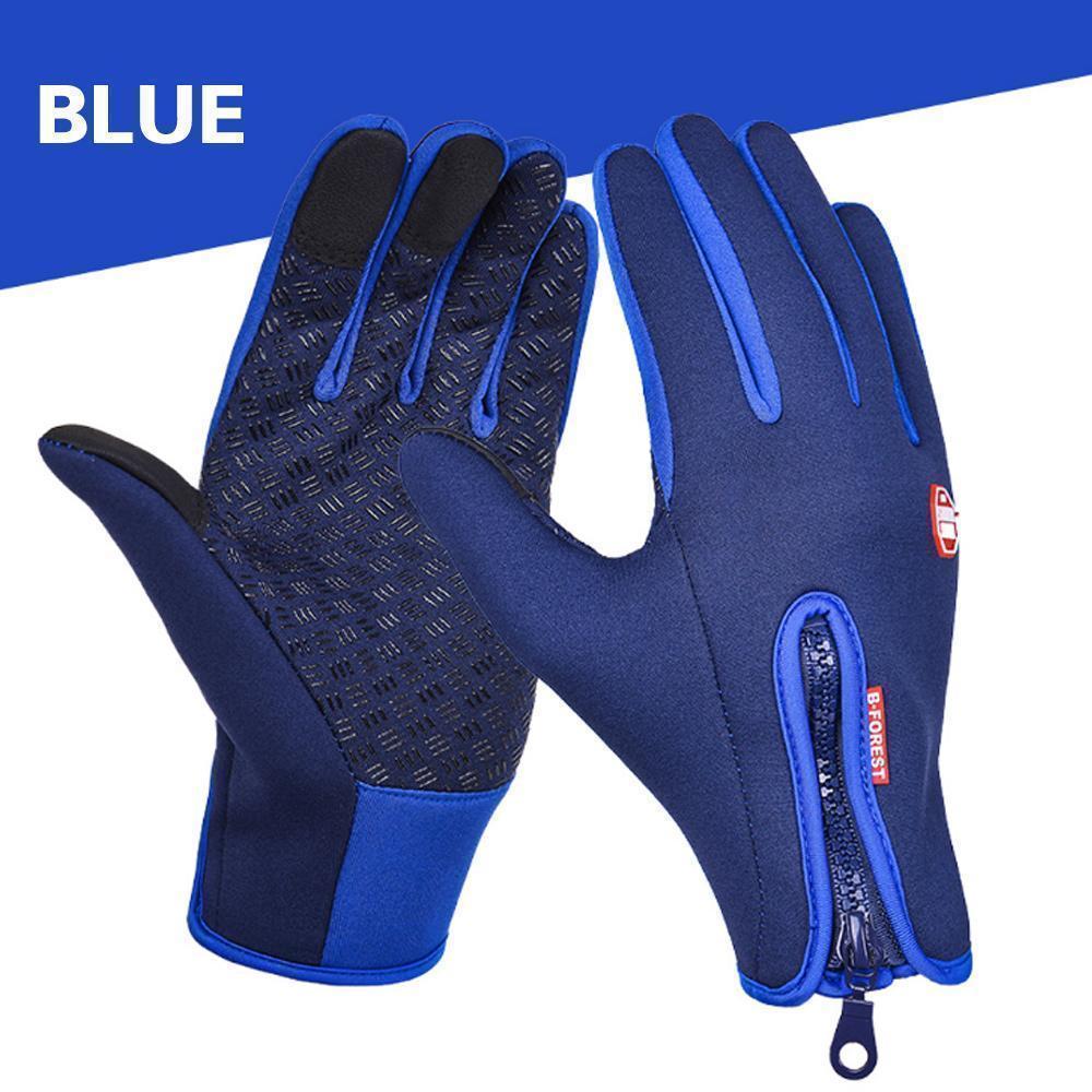 Gants de sports d'hiver, gants de cyclisme thermiques isolés
