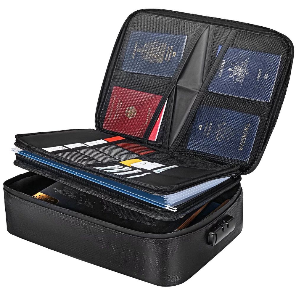 Secure Flame Resistant Money Storage Bag