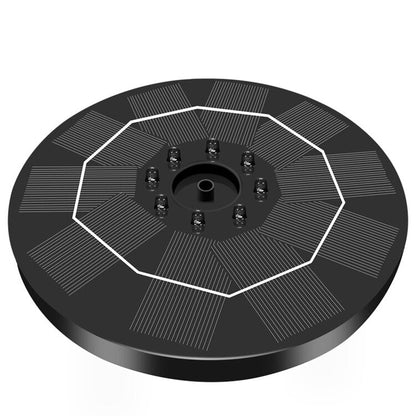 Solar Powered Fountain Pump with LED Light Show