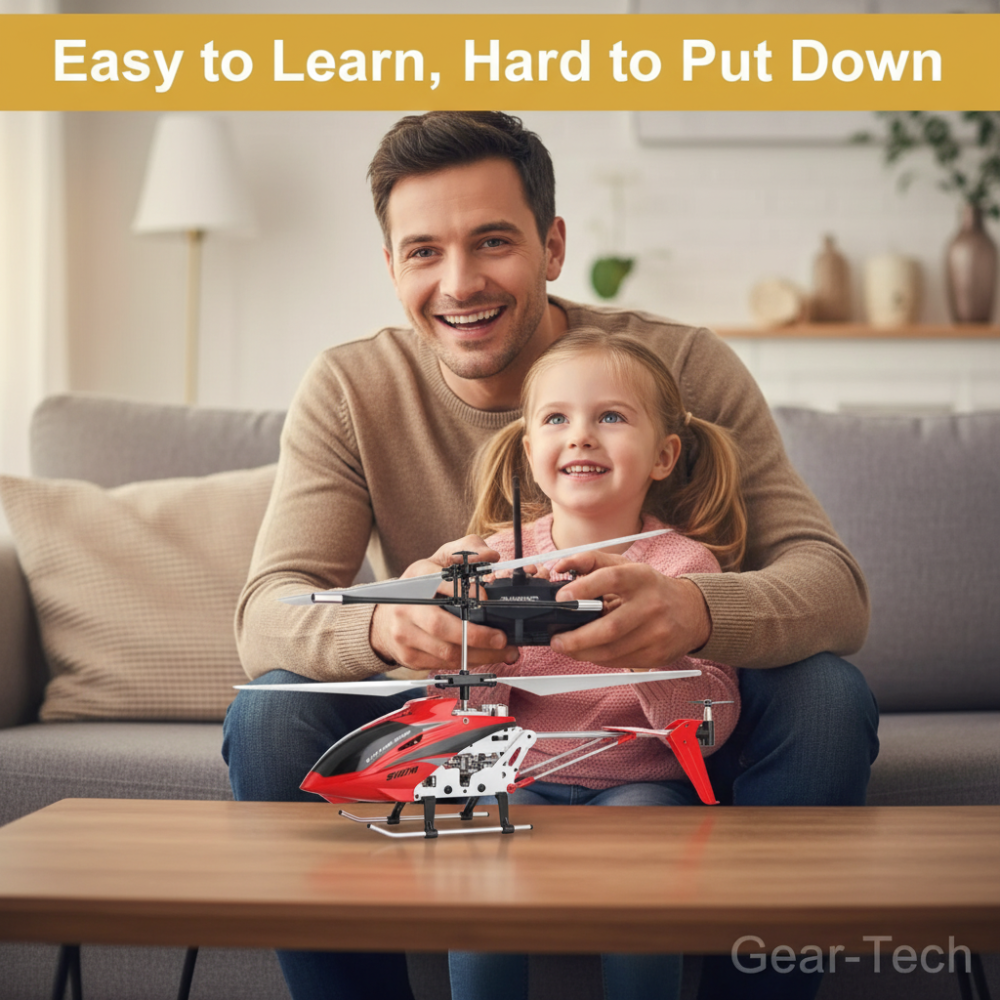 Durable Mini RC Helicopter for Kids and Beginners