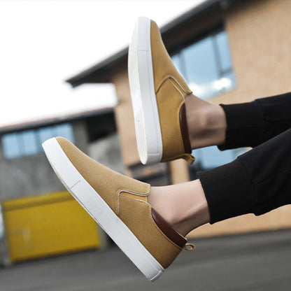 Casual Canvas Mens Slip On Shoes - Halri
