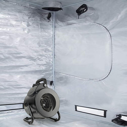 Portable Fast Heat Fan for Greenhouse Grow Tent Workplace