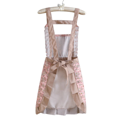 Waterproof Floral Apron for Kitchen Cooking Oil Protection