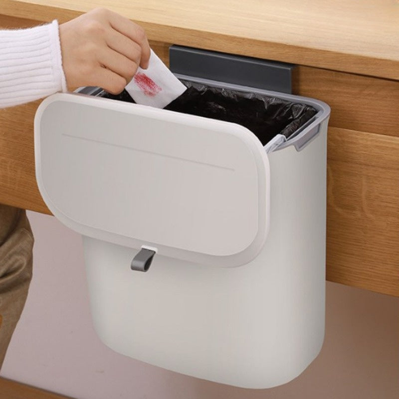 Stylish Kitchen Trash Can – Compact Waste Bin Solution - Halri