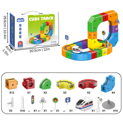 Fun Kids Magnetic Building Track Set - Halri