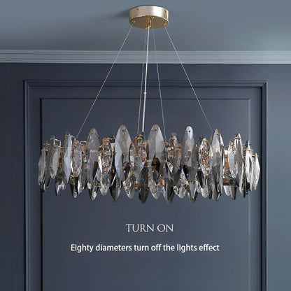 Elegant Crystal LED Ceiling Chandelier