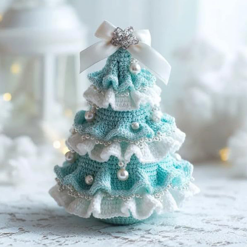 Magnifiques mini sapins de Noël au crochet 