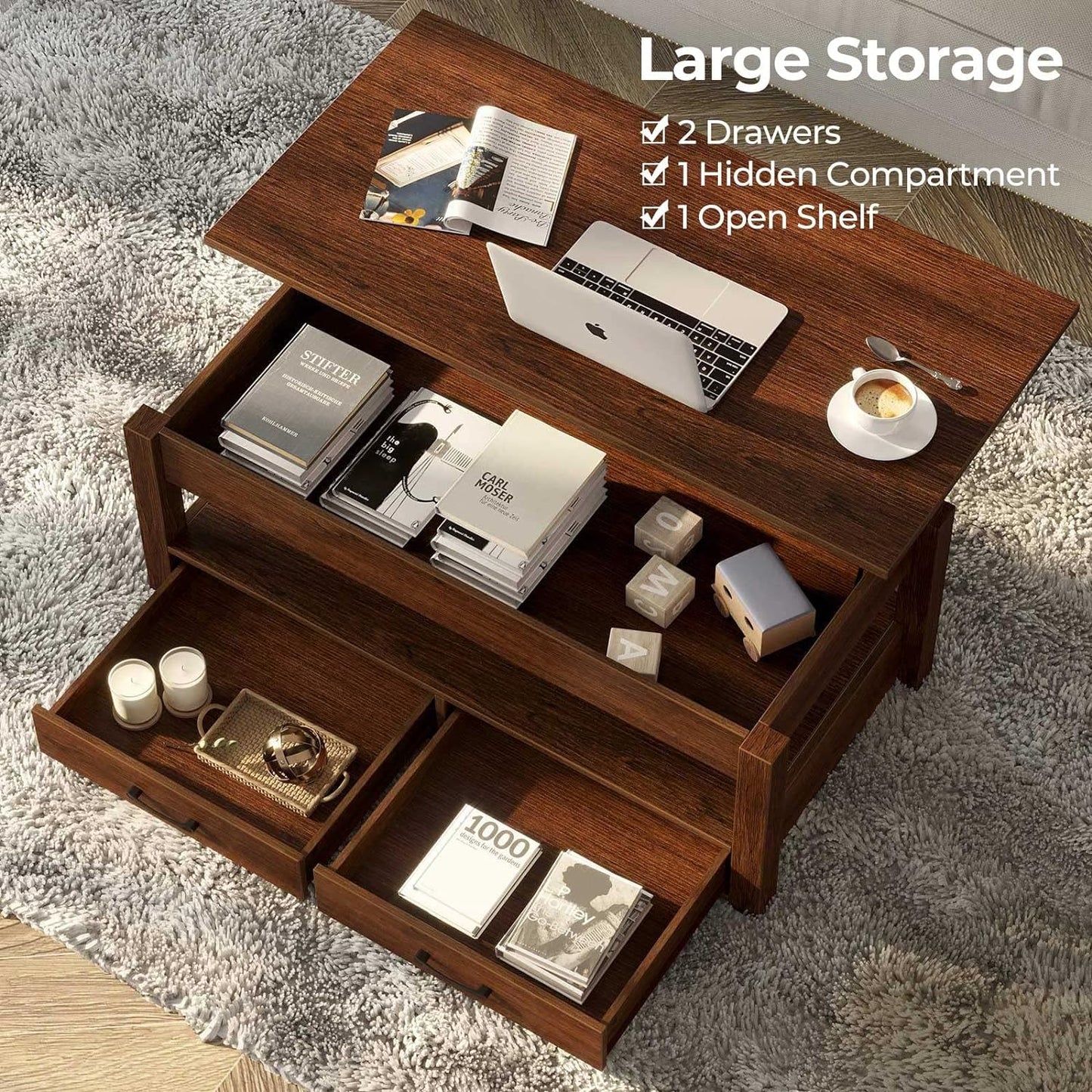 Rise Up Storage Coffee Table