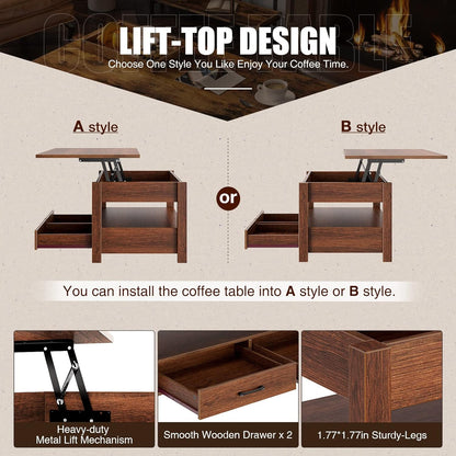 Rise Up Storage Coffee Table
