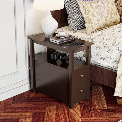 Space Saving Bedside Table with Storage