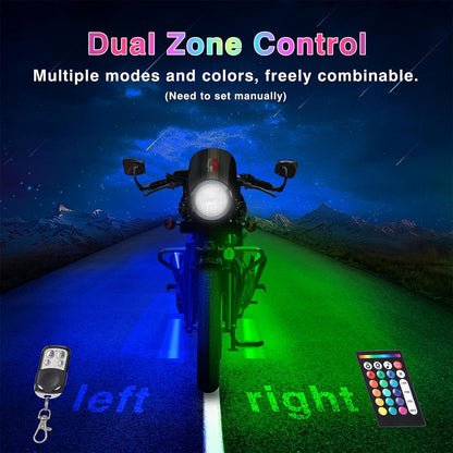 Bright Motorcycle LED Lighting Kit with Turn Signals