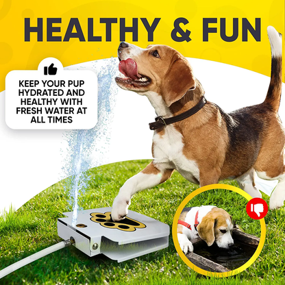 Automatic Paw Activated Pet Water Fountain Sprayer