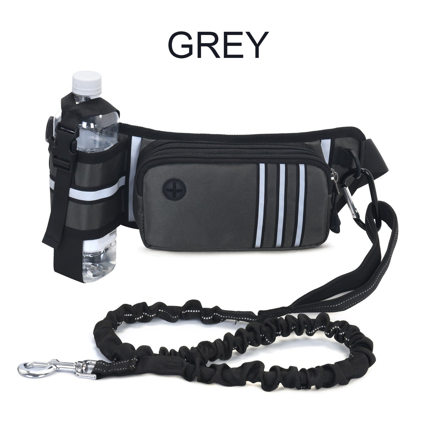 Ceinture de promenade pour chien ajustable avec pochette 