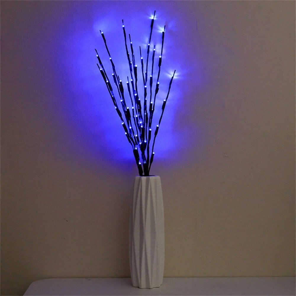 Lampe de table en saule à douce lueur