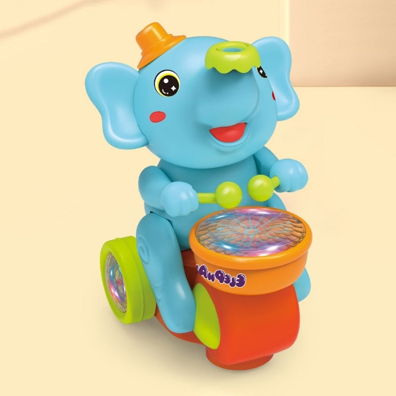 Fun Musical Drumming Toy Elephant - Halri