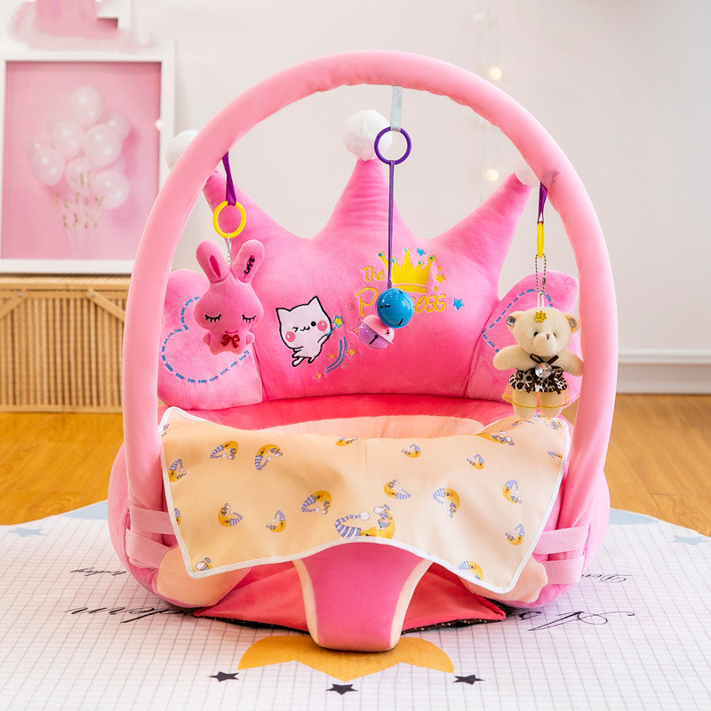 Chaise haute pour bébé avec arche de jeu - Aide à l'assise confortable