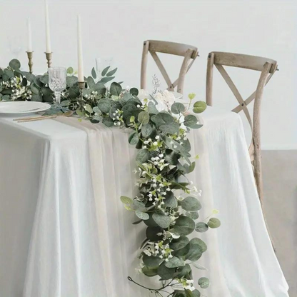 Beautiful Artificial Eucalyptus Leaf Garland - Halri