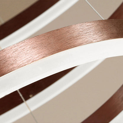 Stylish Metal Pendant Light Circle Design