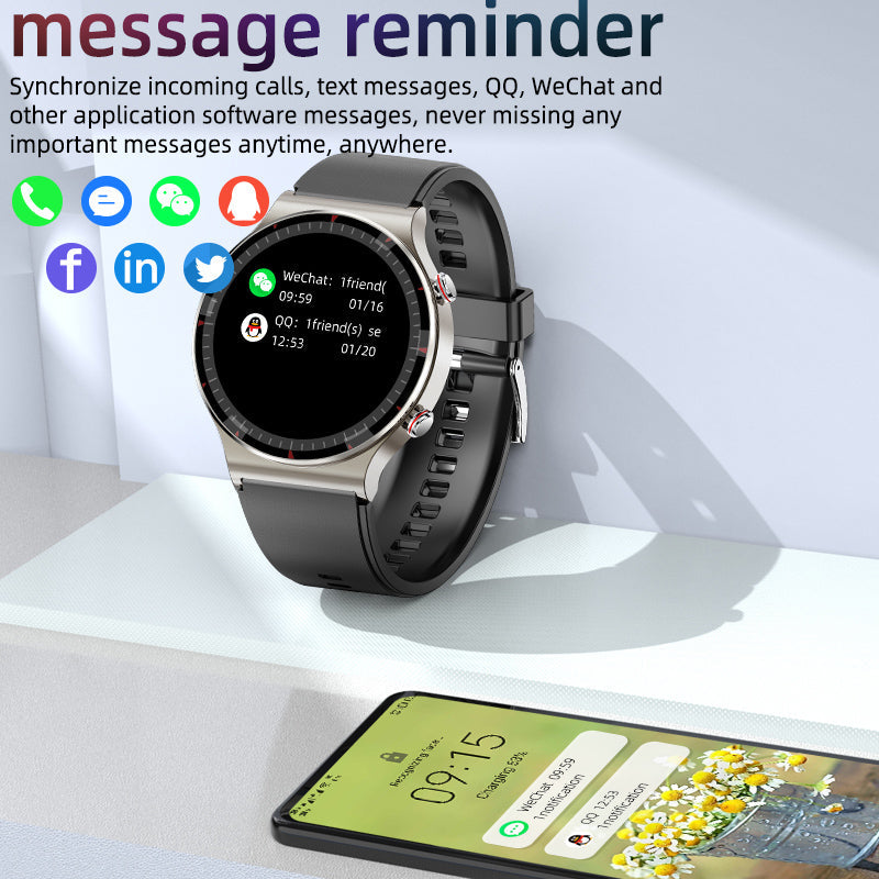 Advanced Fitness Tracker with ECG and Heart Monitoring