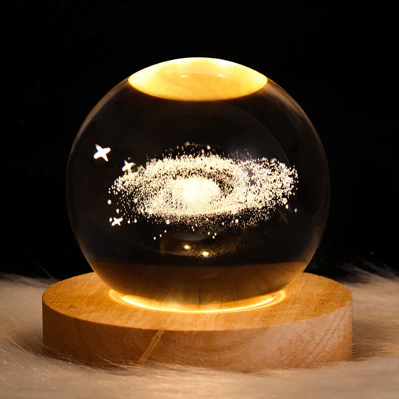 Lampe de table en cristal luxueux 