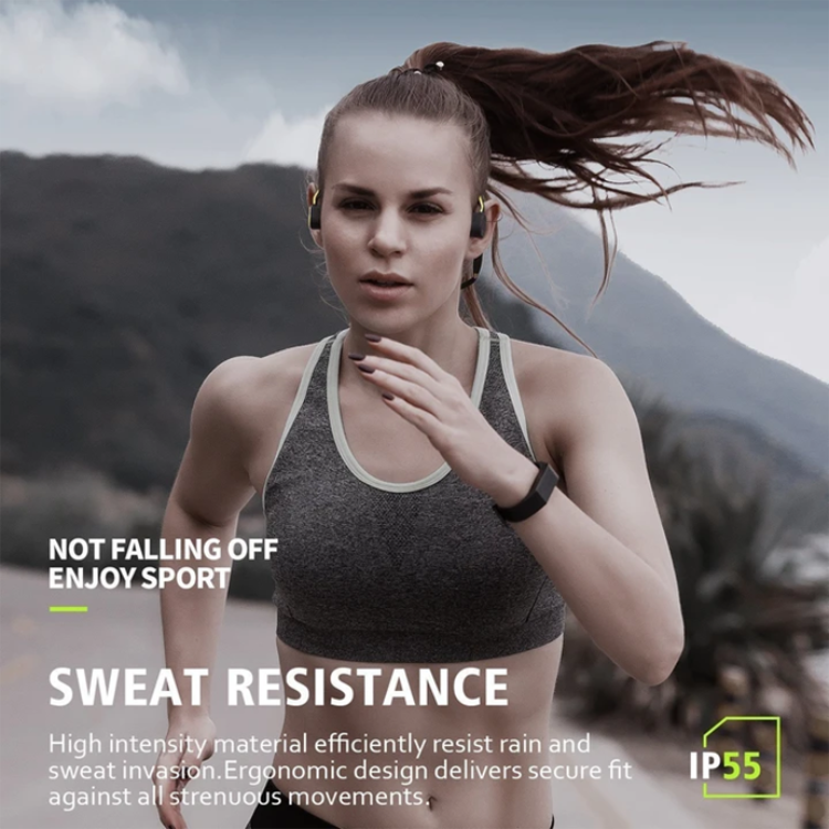 Waterproof Bluetooth Bone Conduction Sport Headphones