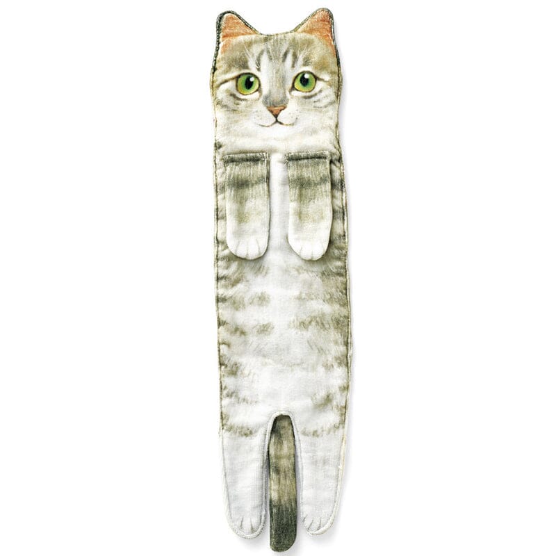 Adorable serviette de plage à motif chaton