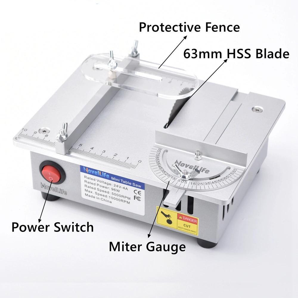 Compact Electric Wood Table Saw Bench Tool