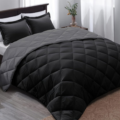 Couette réversible douce de qualité supérieure avec garnissage en microfibre