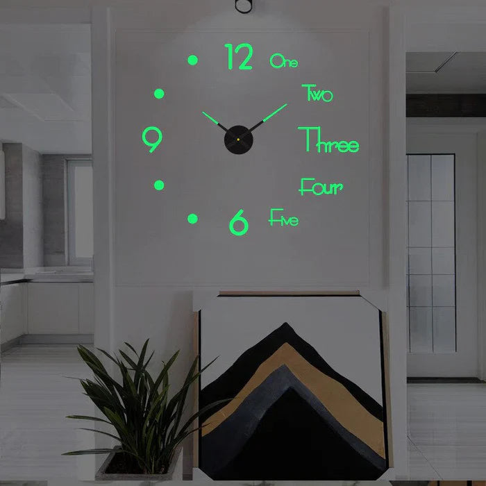 Quiet Modern Wall Clock Analog Home Decoration