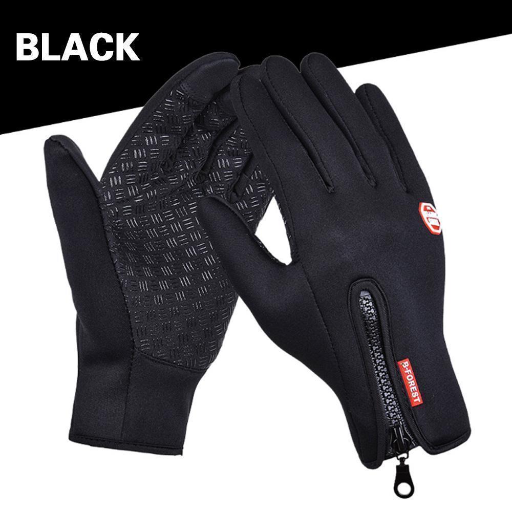 Gants de sports d'hiver, gants de cyclisme thermiques isolés