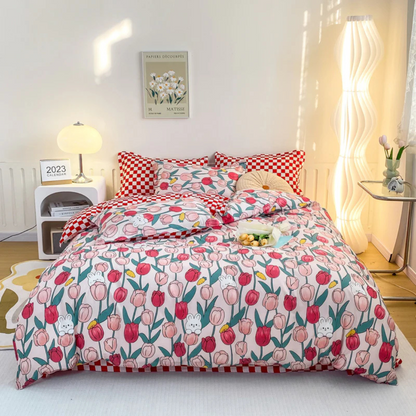Ensemble de housse de couette de luxe doux
