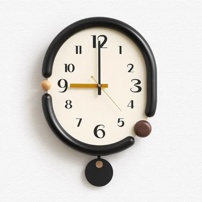 Grande horloge murale élégante