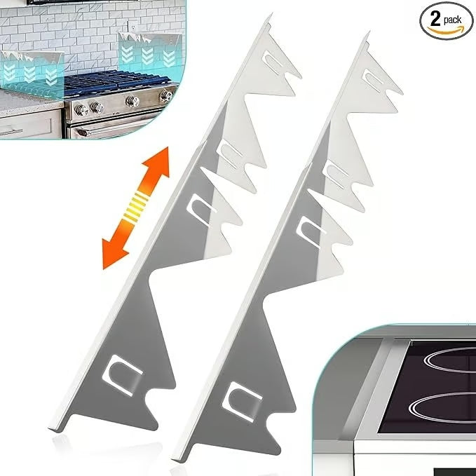 Cale flexible pour poêle | Protection thermique durable en acier inoxydable 