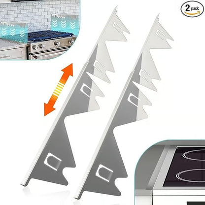 Cale flexible pour poêle | Protection thermique durable en acier inoxydable 