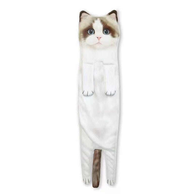 Adorable serviette de plage à motif chaton