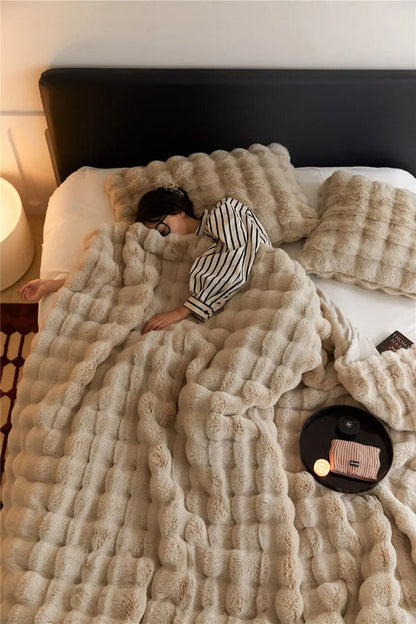 Couverture polaire douce et moelleuse pour l'hiver