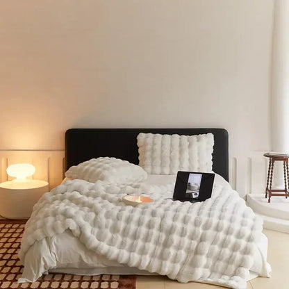 Cozy Plush Fleece Throw Blanket Winter Warmth - Halri