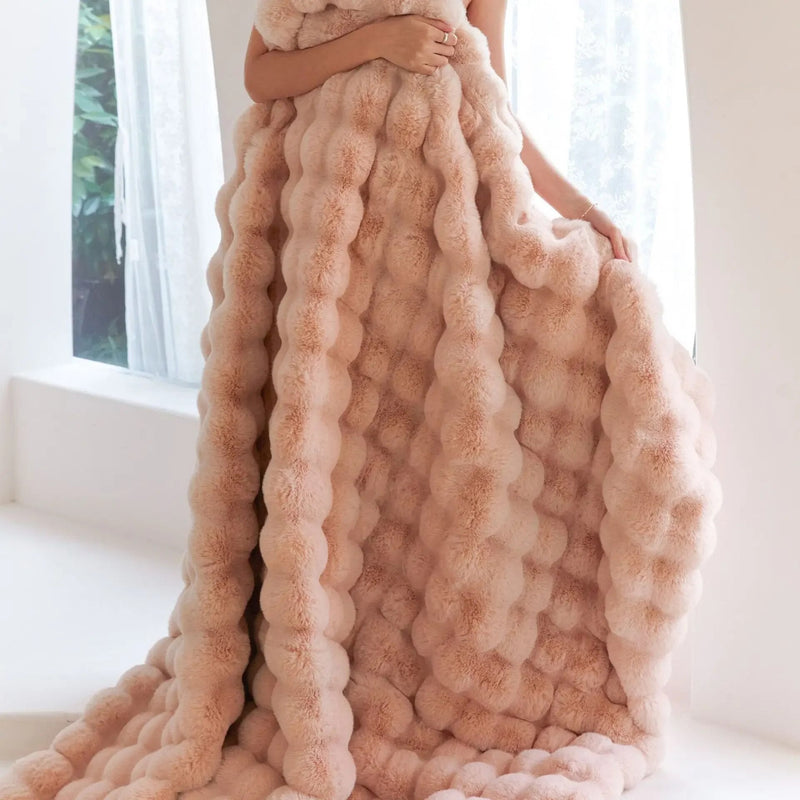 Couverture polaire douce et moelleuse pour l'hiver