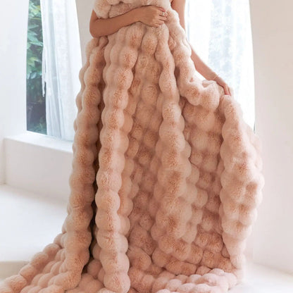 Couverture polaire douce et moelleuse pour l'hiver